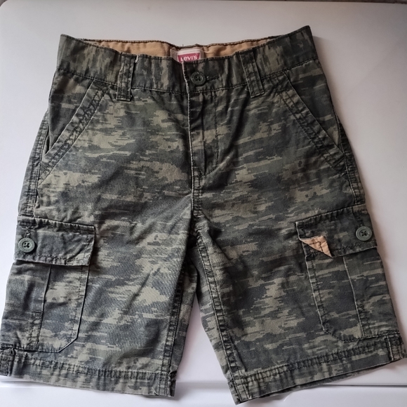 Levi's Boys Camo Cargo Shorts | 7 Reg (6-7yrs) | Digital Green - Picture 8 of 8